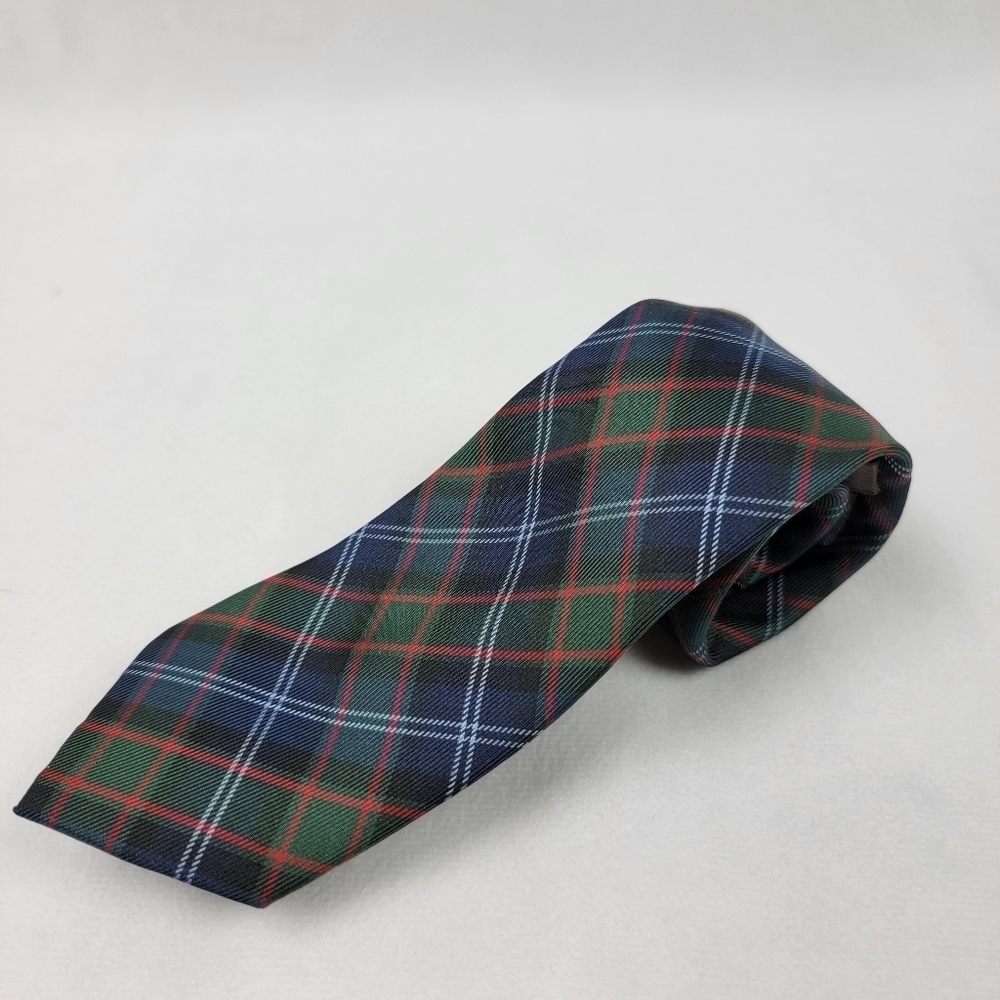 100% silk plaid Nordstrom skinny tie